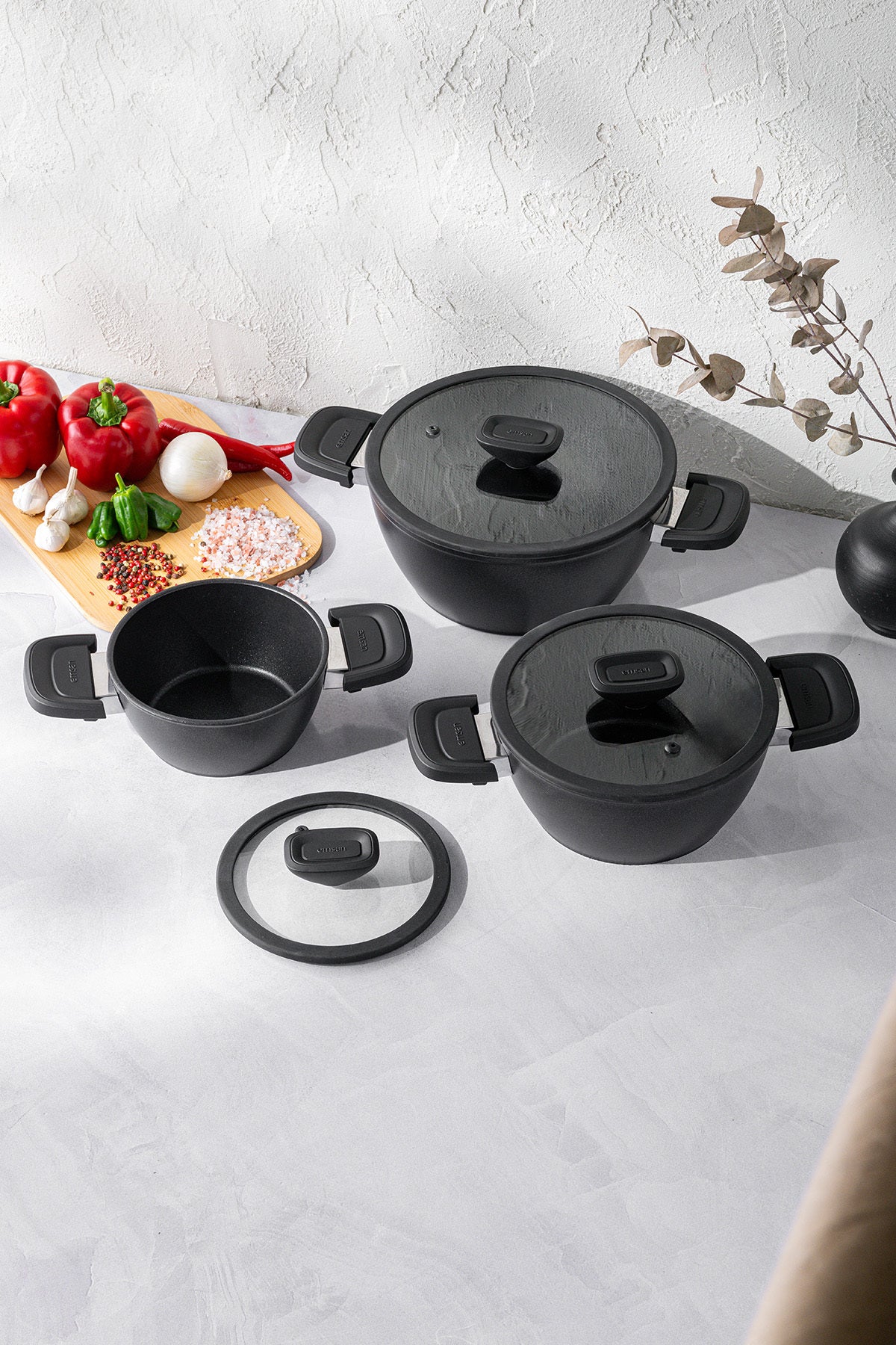 Emsan Diamente 6 Piece Midi Cookware Set