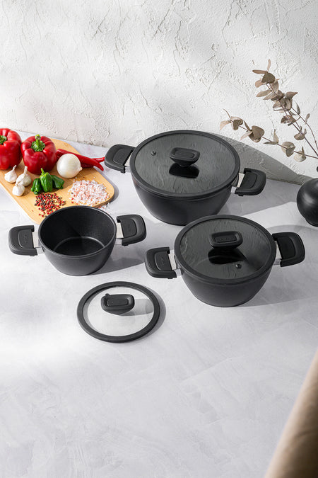Emsan Diamente 6 Piece Midi Cookware Set