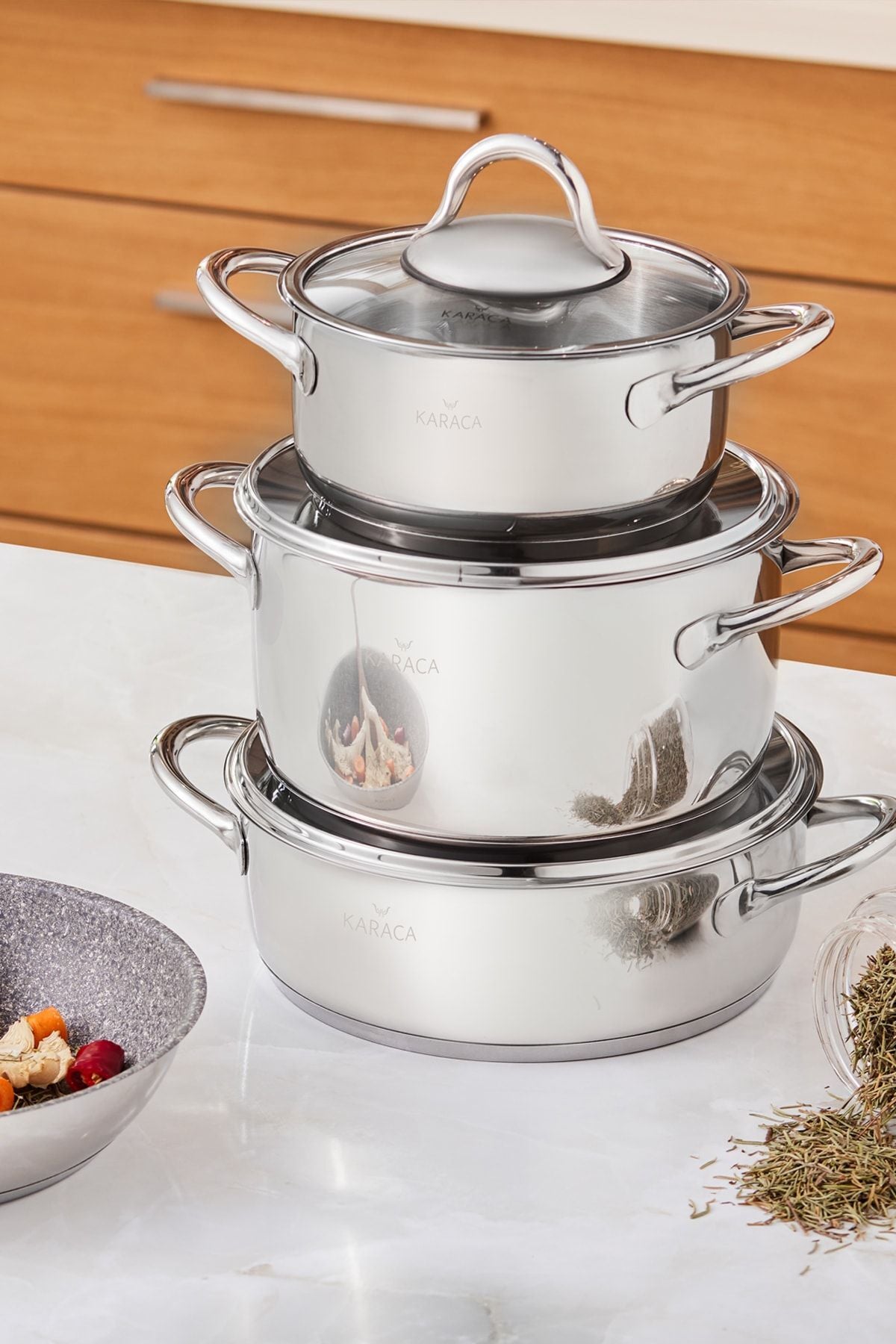 Karaca Cihangir 7 Piece Cookware Set