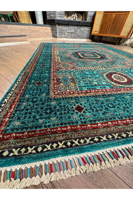 Rustikev Hand-Woven Afgan Memluk Rug 175 x 242 - MALLTURK