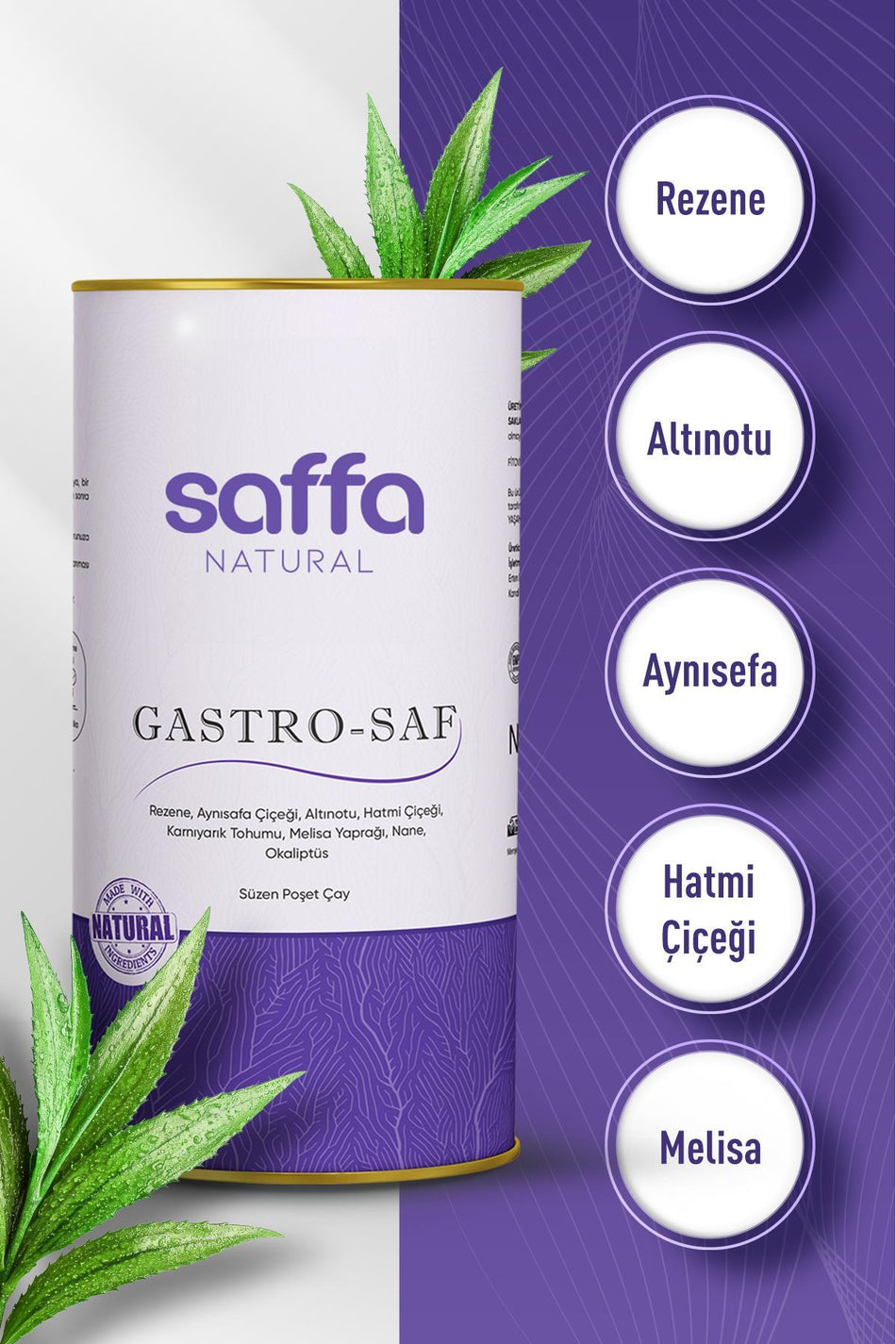 SAFFA NATURAL SAFFA & GASTRO-SAF 60 PEZZI