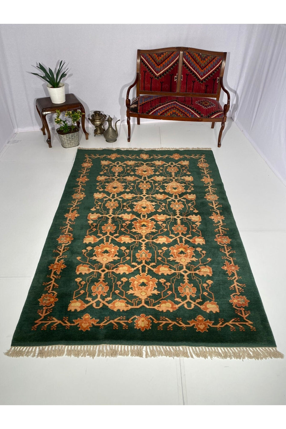 Sirvan Hali Handwoven Antique yoruk Carpet - 166 x 237 - MALLTURK