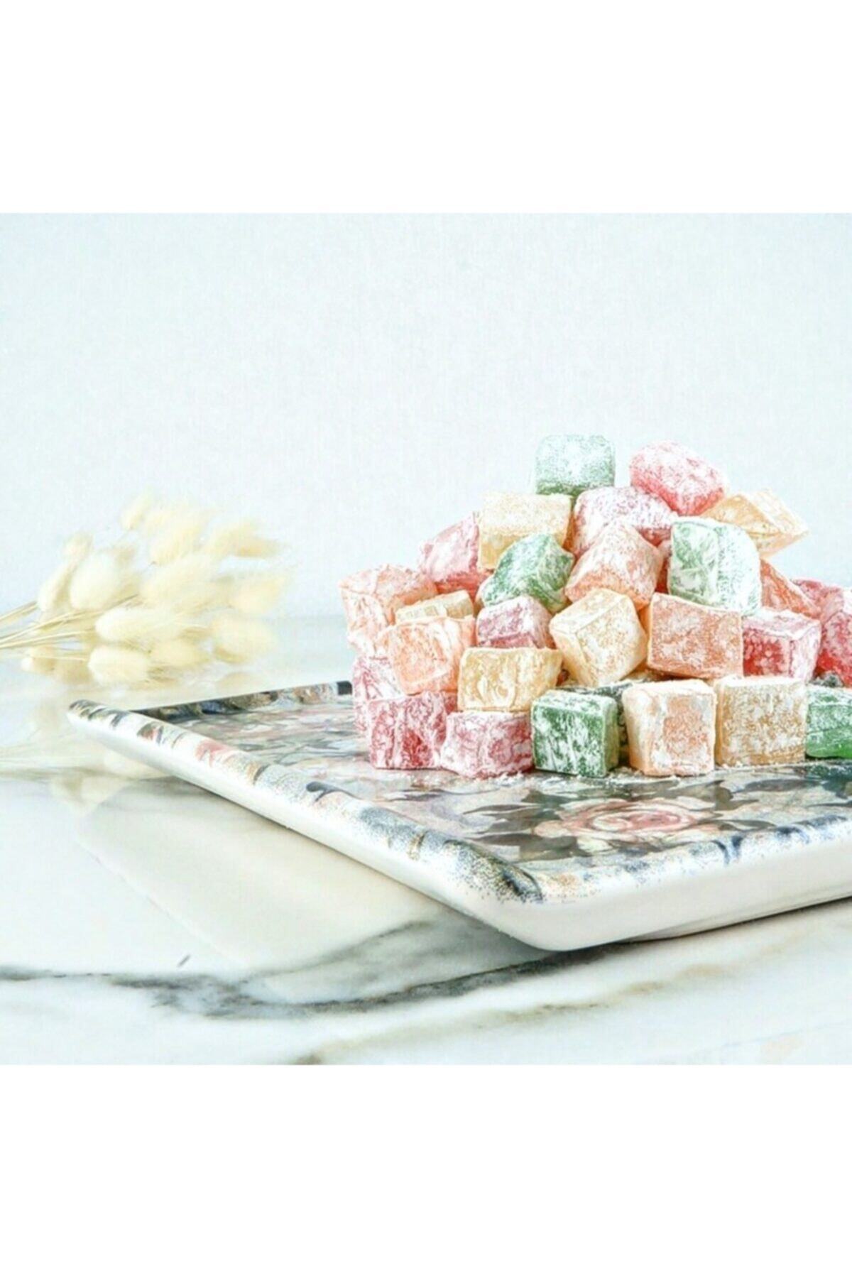 Okay Yayladagi Style Turkish Delight Fruit Flavored Mini Turkish Delight 1 kg - MALLTURK