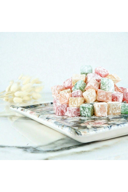 Okay Yayladagi Style Turkish Delight Fruit Flavored Mini Turkish Delight 1 kg - MALLTURK