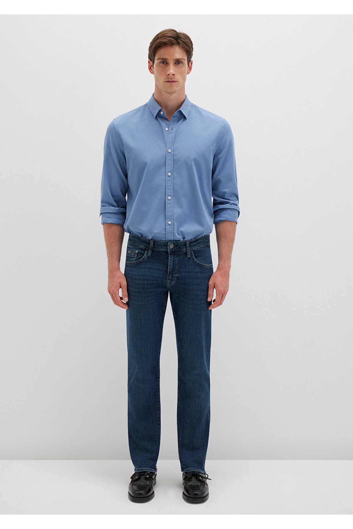Mavi M0037885202 Martin Premium Dark Misty Jeans Men's Denim Trousers NAVY Mavi - MALLTURK