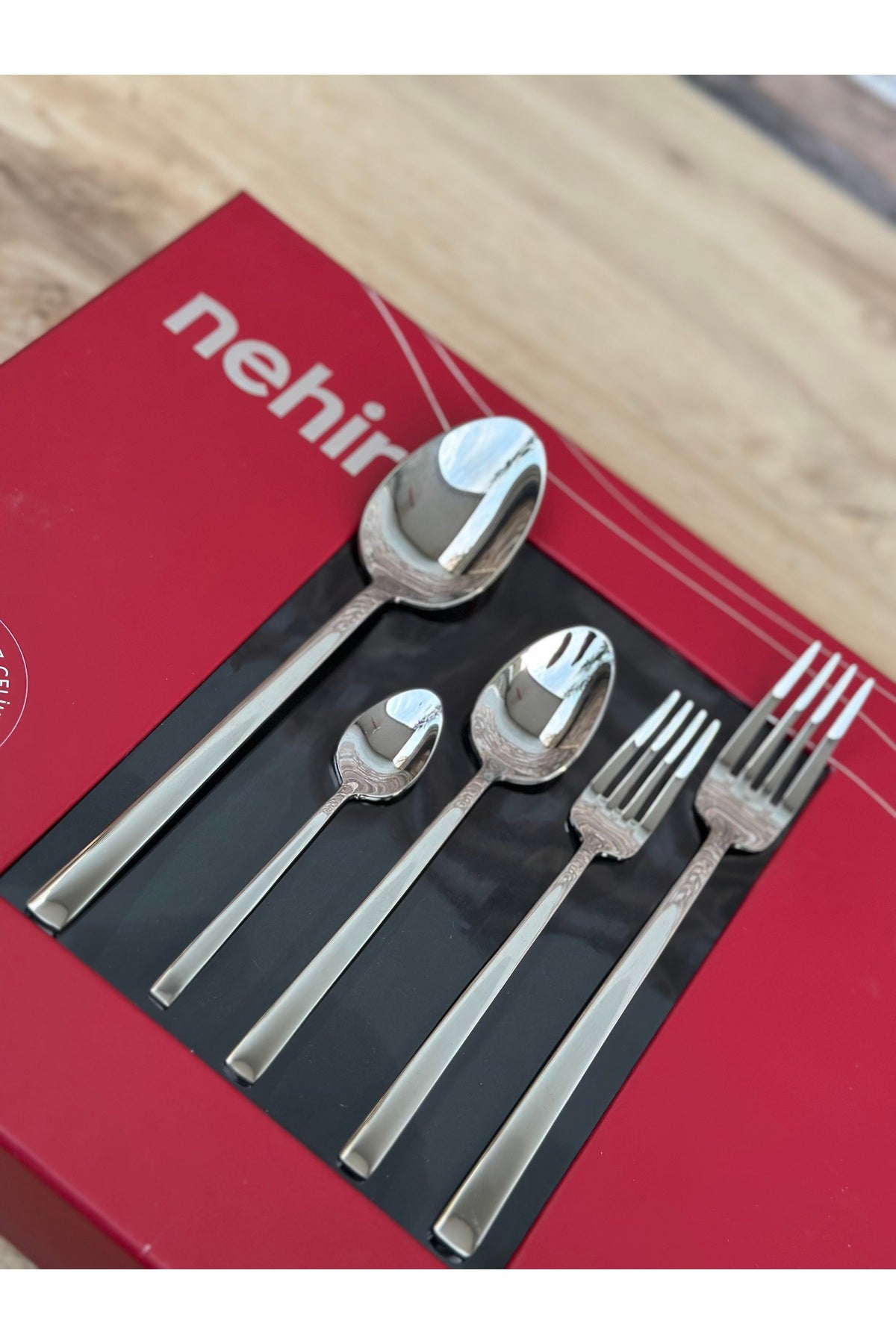 Nehir dalyan 12 Place Setting 60 Piece Spoon Set - MALLTURK