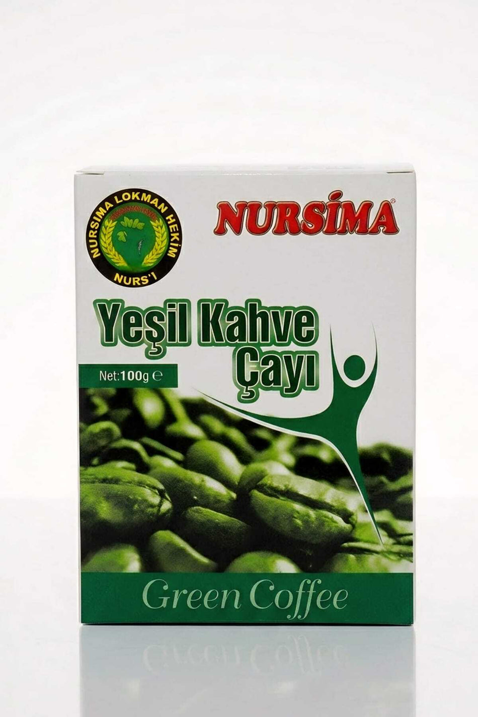 Nursima Green Coffee Tea, 40 Filter Bags