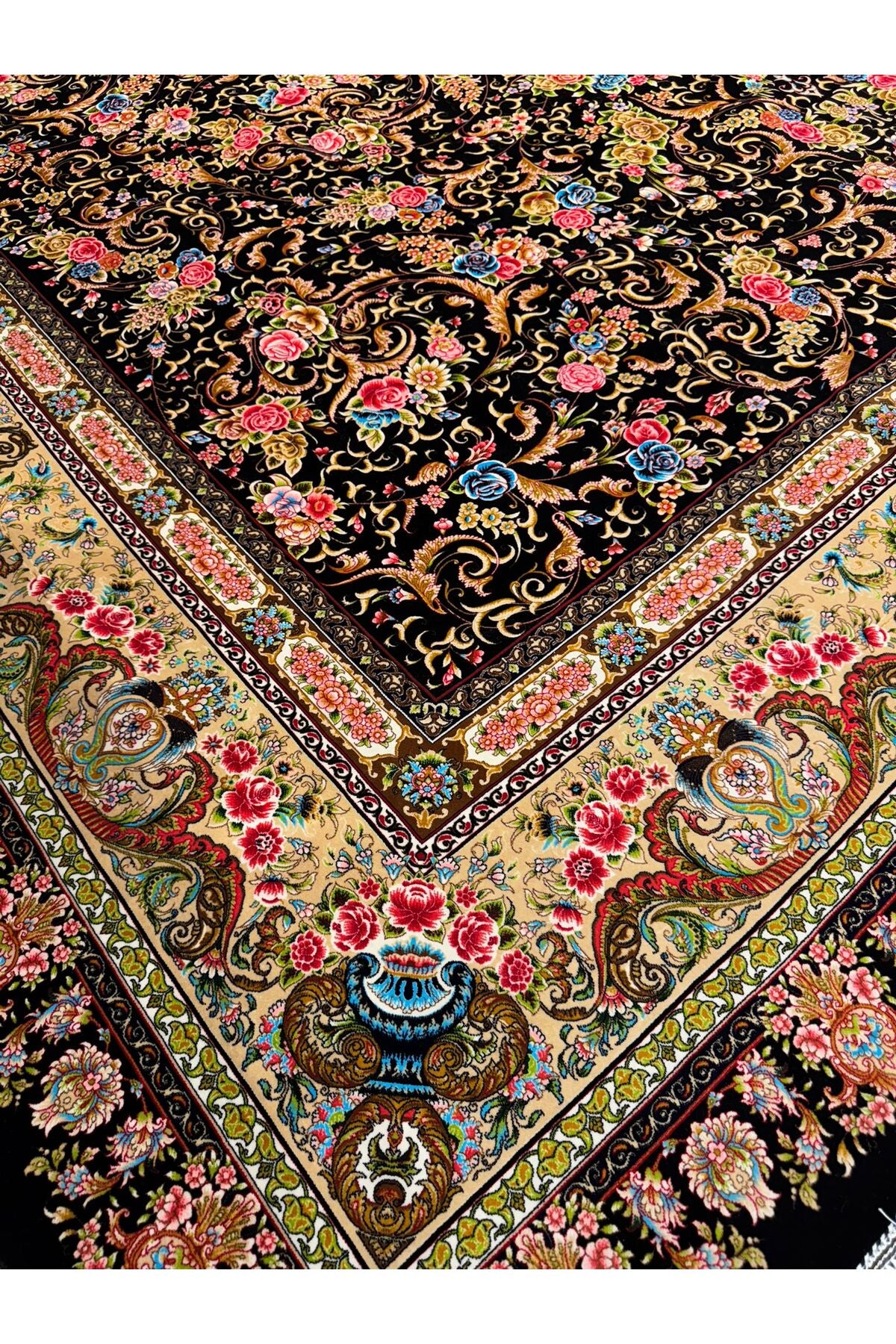 Rustikev Iranian Silk Rug