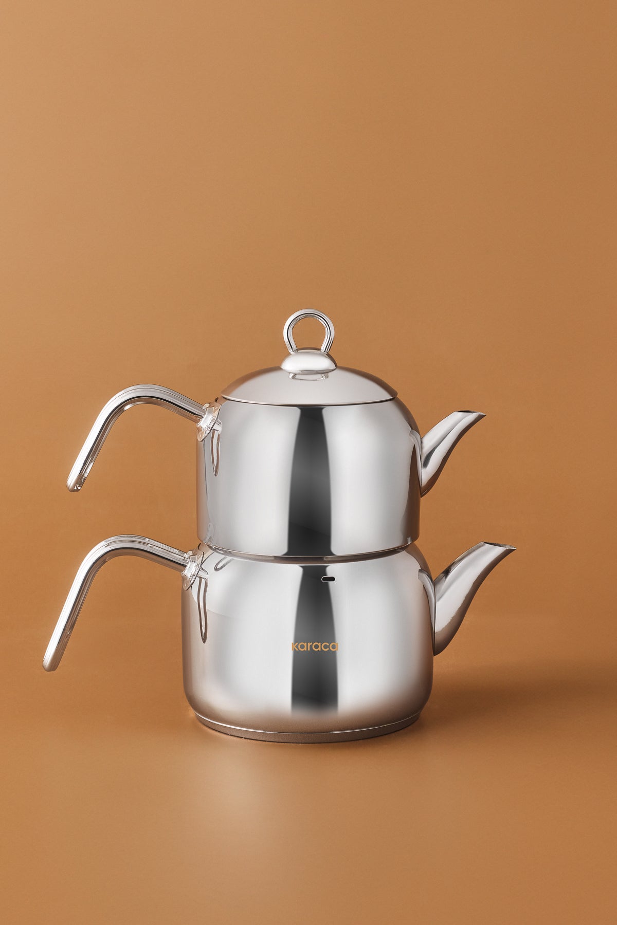 Karaca Urban induction Base Stainless Steel Midi Size Teapot Set - MALLTURK