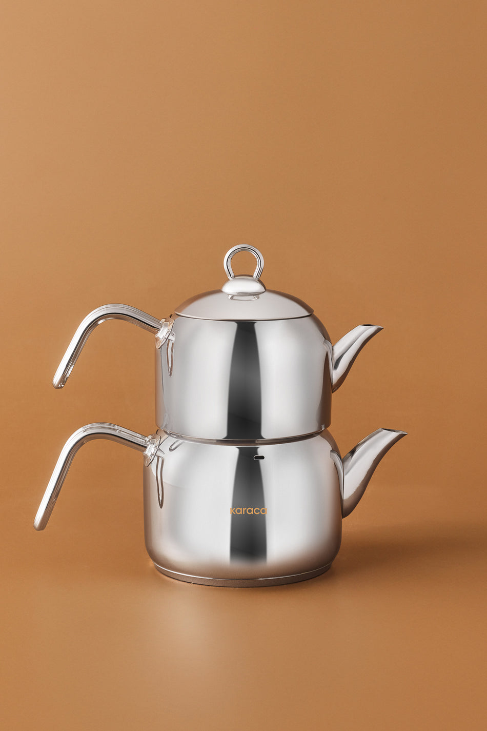 Karaca Urban induction Base Stainless Steel Midi Size Teapot Set - MALLTURK