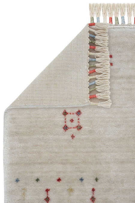 Cool Hali Galata 06 Beige Cream Carpet Authentic Living Room Carpet Scandinavian Carpet Natural Bamboo Carpet Handwoven Hall Carpet - MALLTURK