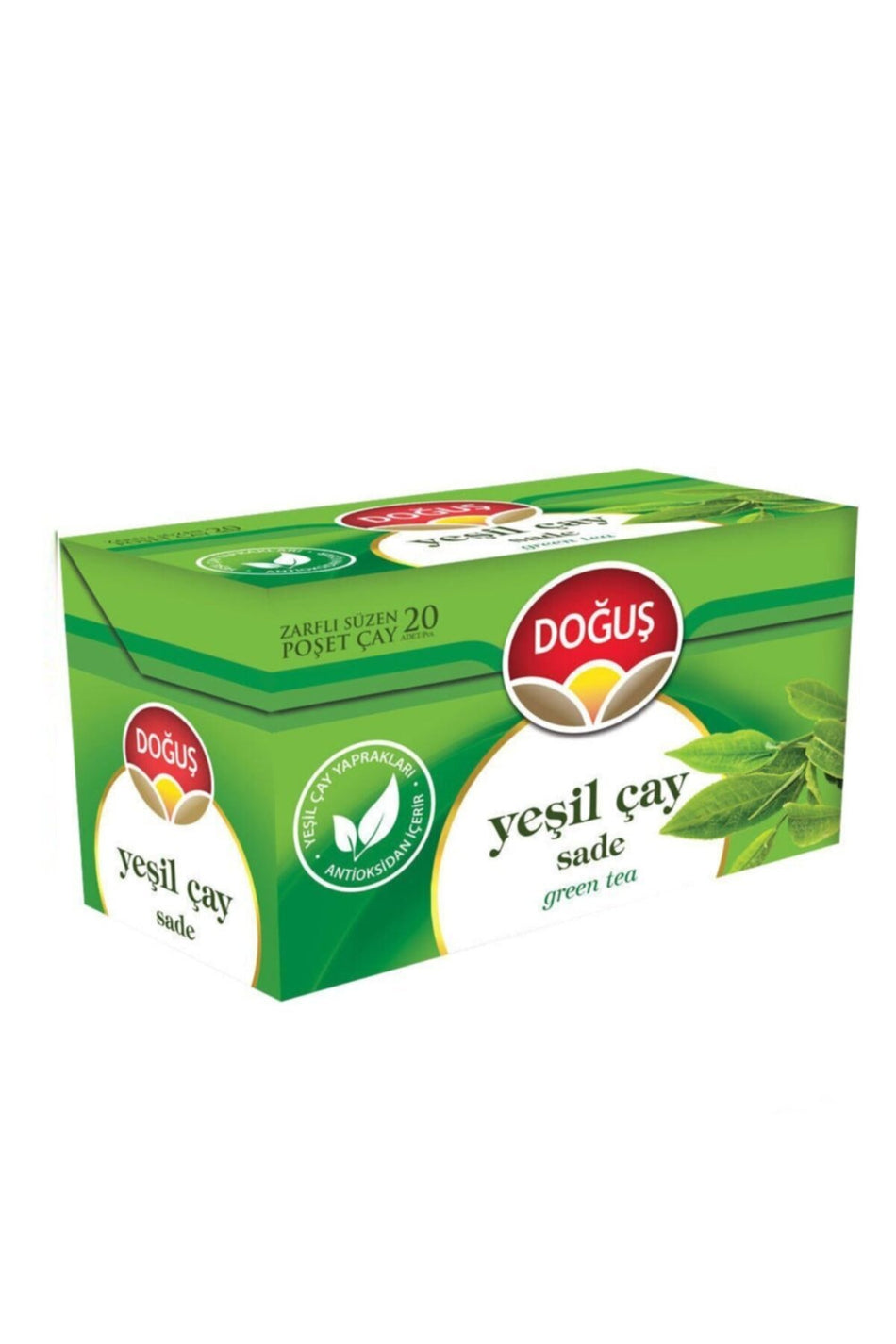 Dogus Herbal Green Tea Plain 20-Pack