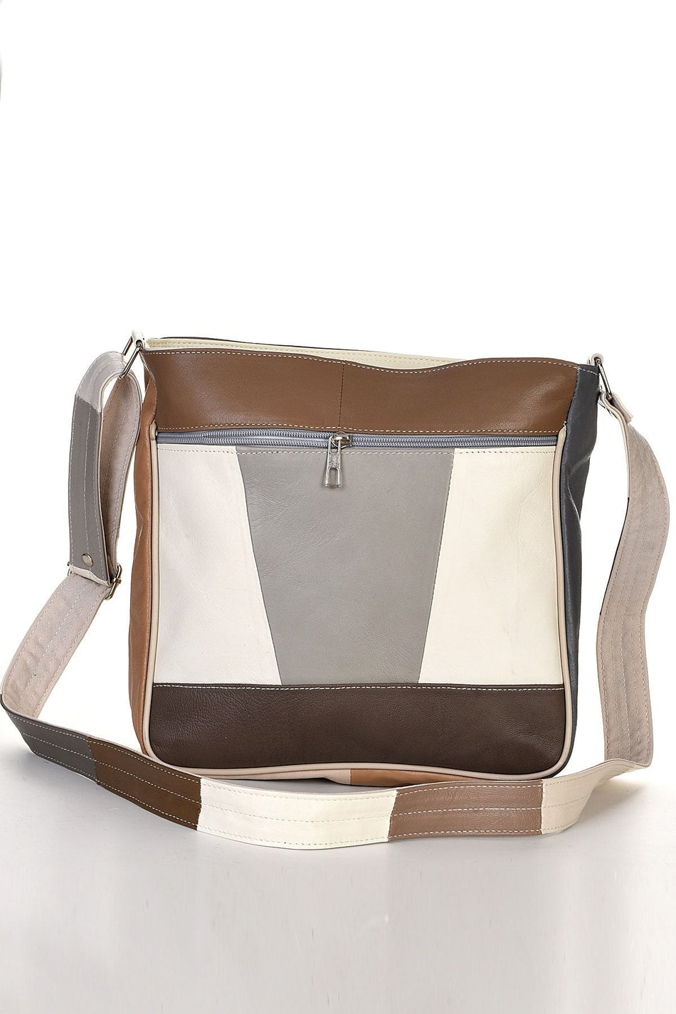 Fubileather Women's Genuine Leather Open Ala Casual Shoulder Bag