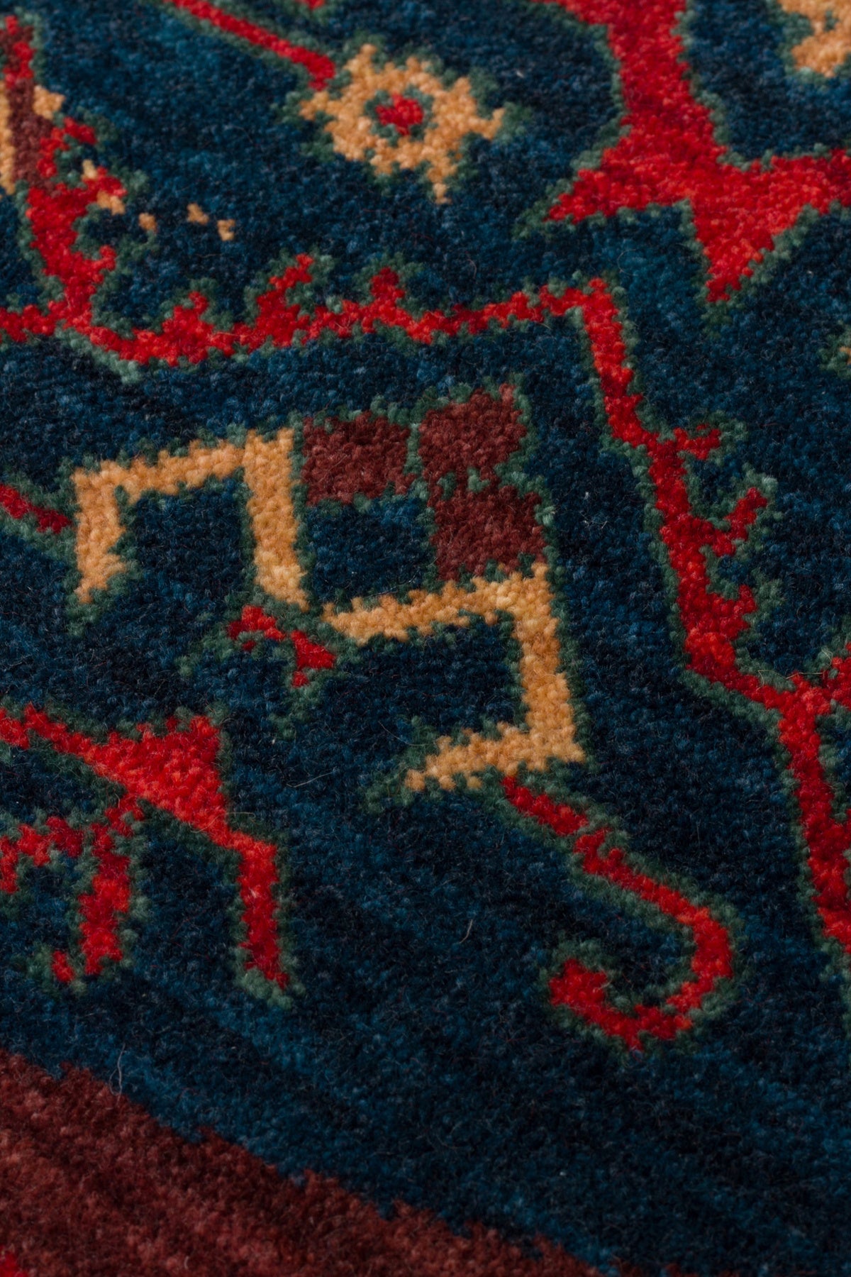 Nesem Rug Boutique Ekohali Kadim Kdm 02 Red Multy Anatolian Motifs Featuring New Zellanda Wool with Produced Handcrafted - MALLTURK