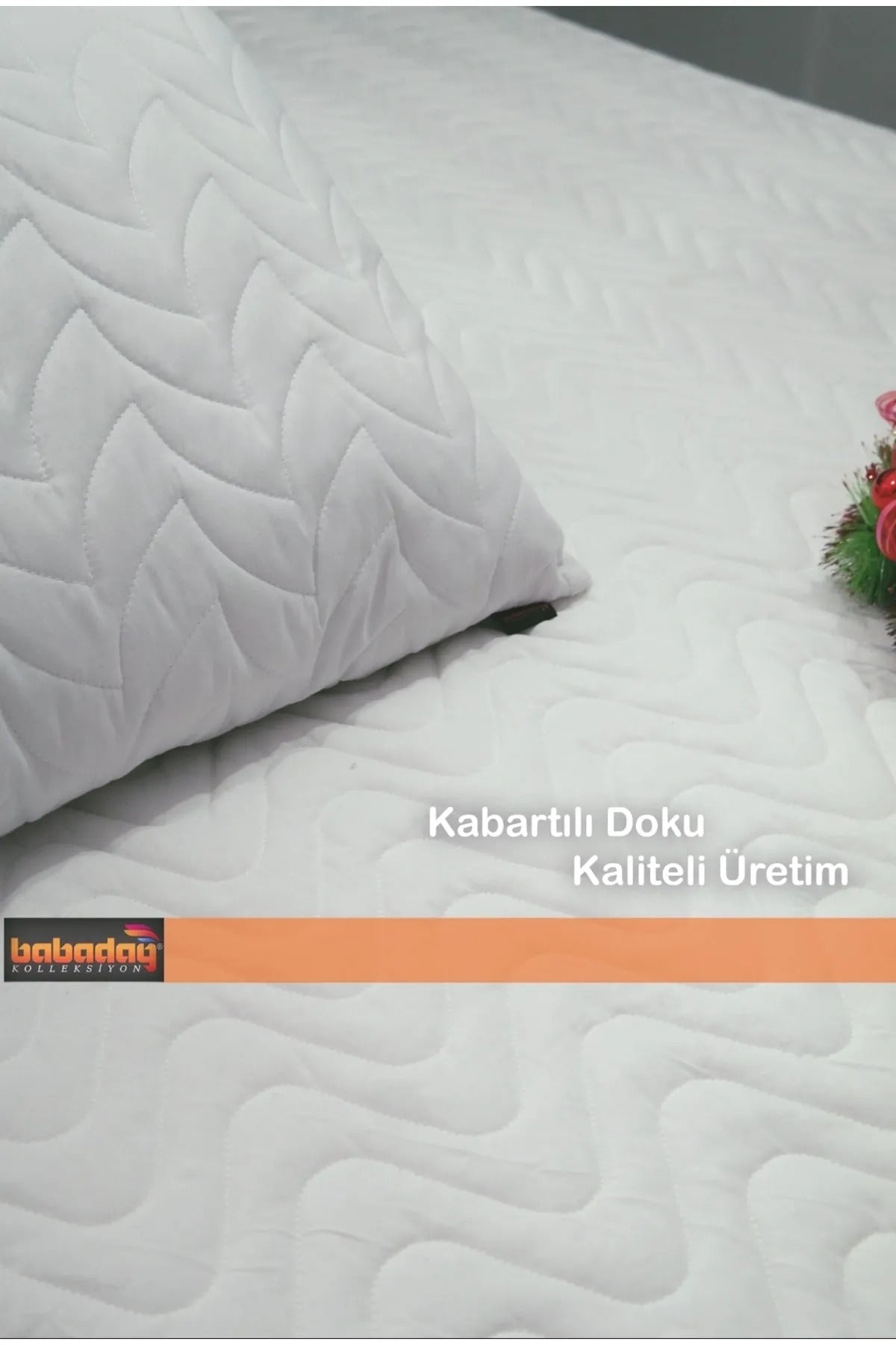babadag kolleksiyon Cotton Quilted Fitted Mattress Protector - MALLTURK