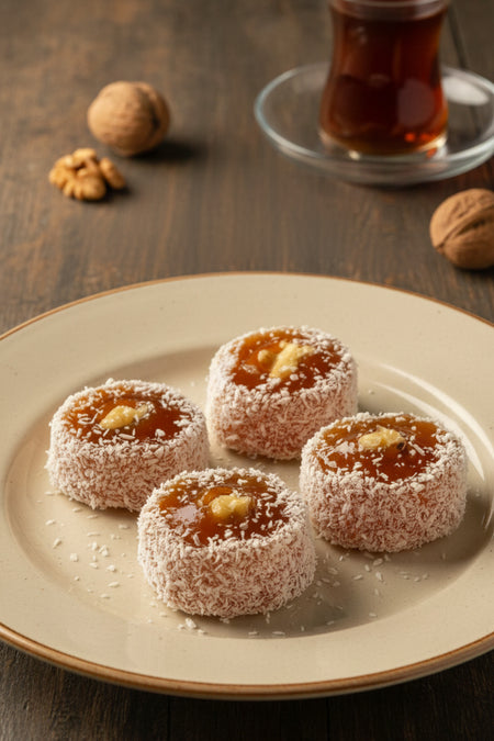 MITAT karaca Walnut safranbolu Turkish Delight 300 g - MALLTURK