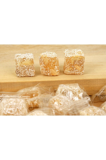 HANEZAN Hazelnut Double Roasted Turkish Delight 500 g tek tek posetli - MALLTURK