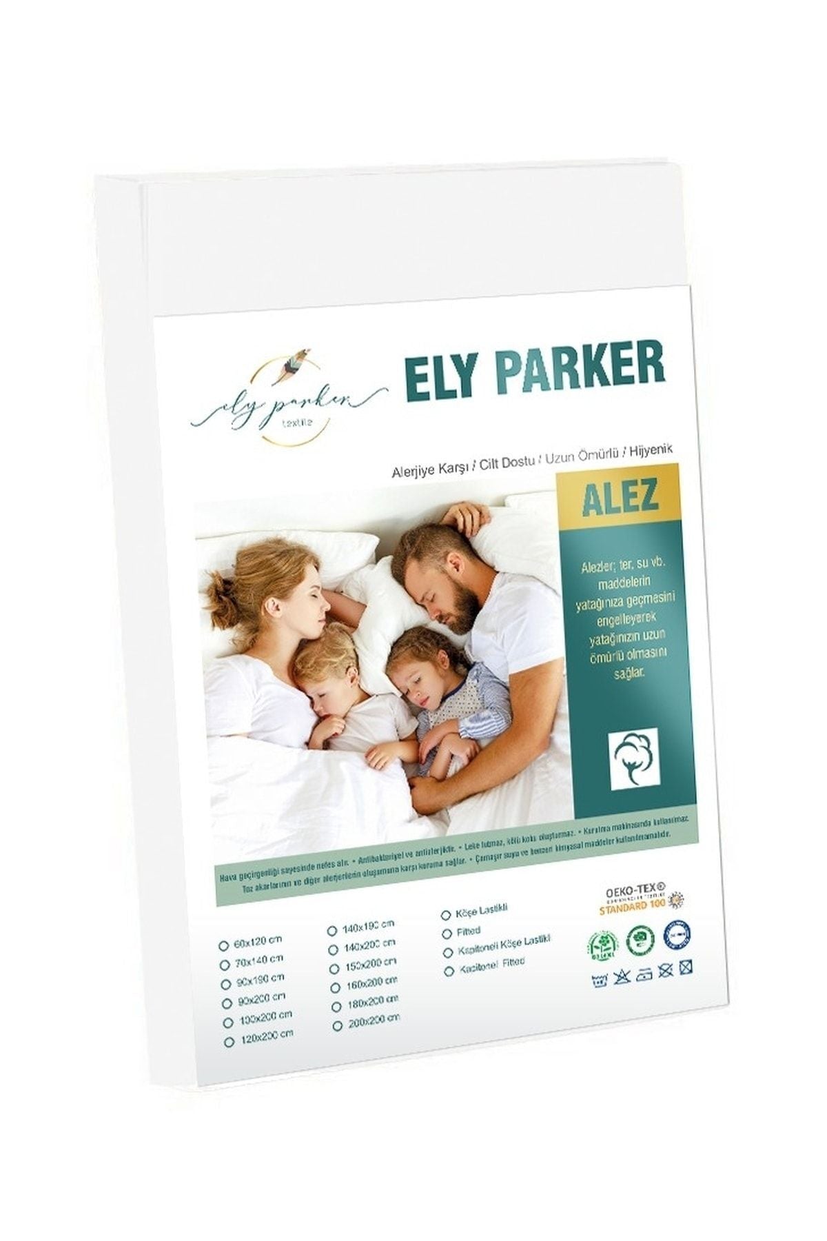 ELY PARKER Waterproof Cotton Fitted Baby & Kids Mattress Protector - MALLTURK