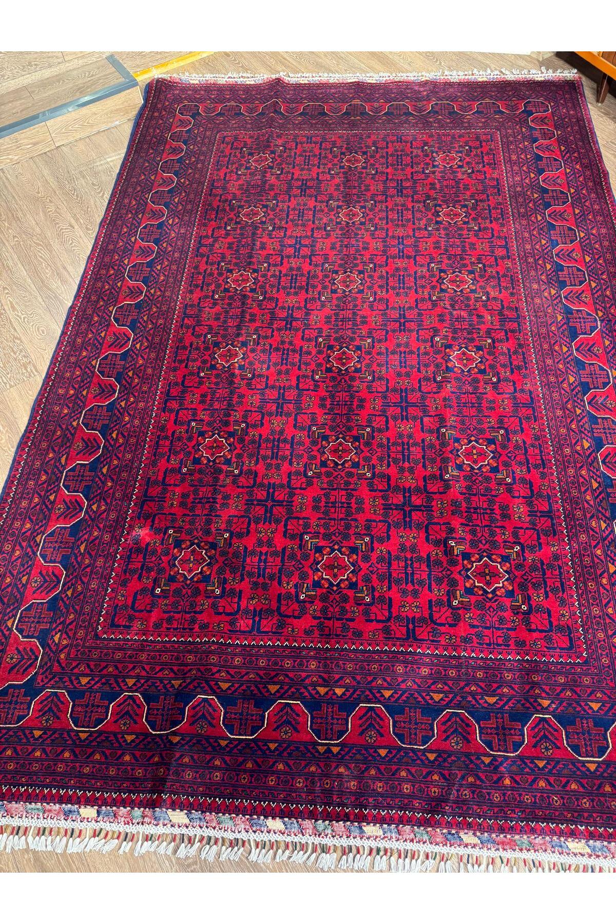 Rustikev AFGAN BILICIK Rug 202X313CM Wool Hand-Woven Base Rug - MALLTURK