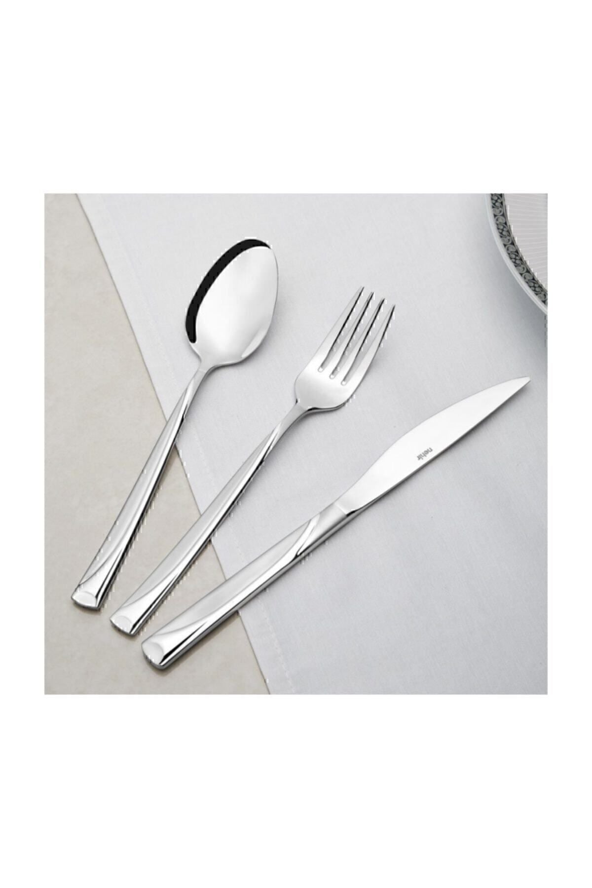 Nehir fiesta Satin 72 Piece karton Boxed Flatware Set - MALLTURK