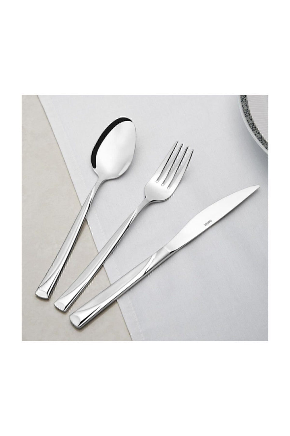 Nehir fiesta Satin 72 Piece karton Boxed Flatware Set - MALLTURK
