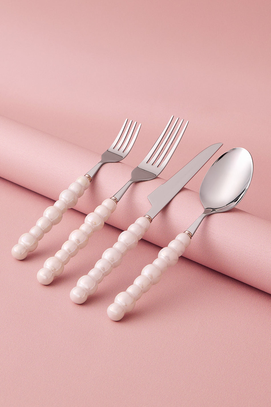 Karaca marin pearl 24 Piece 6 Place Setting Flatware Set - MALLTURK