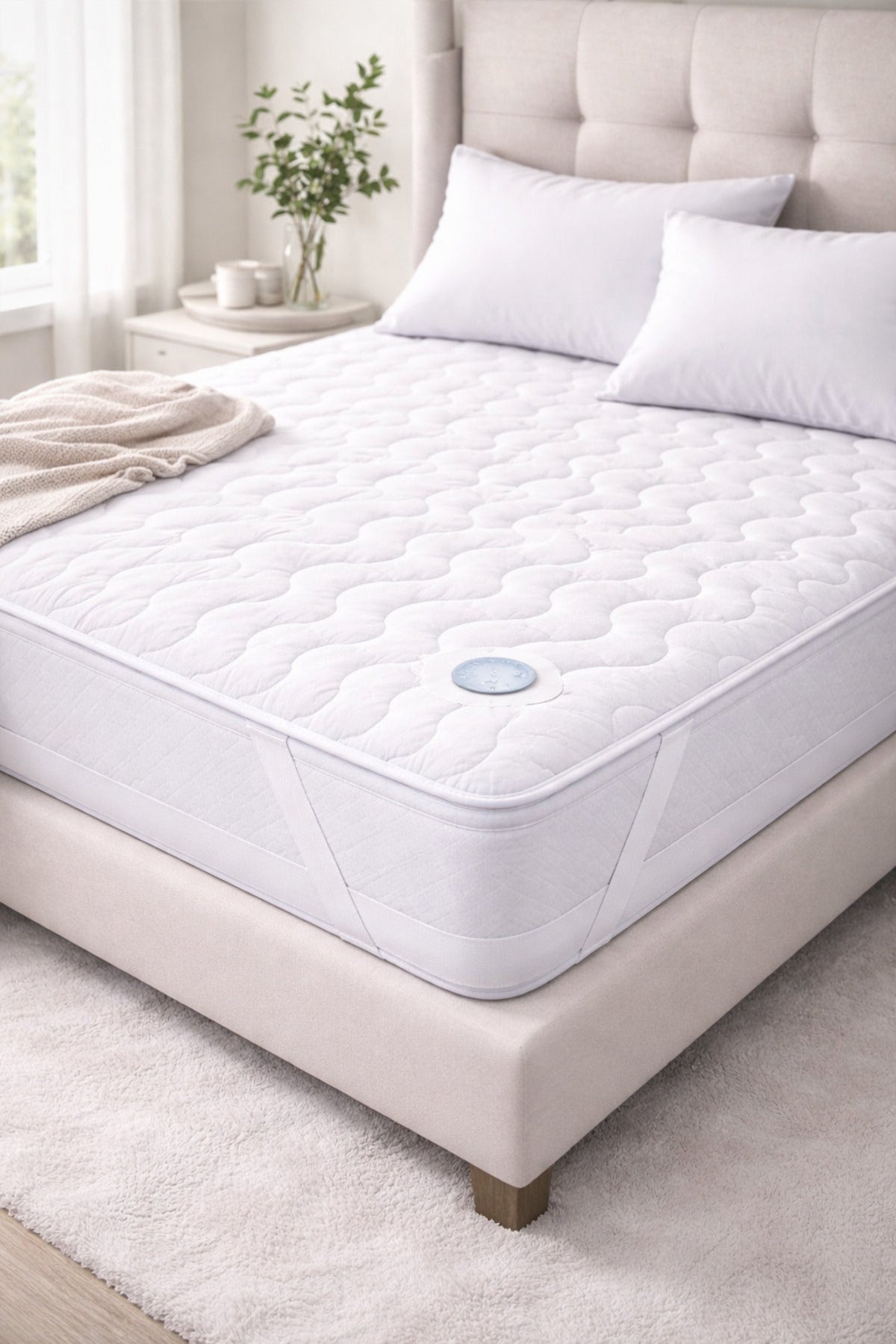 Sleep Garden Waterproof Microfiber Quilted Fitted Mattress Protector - MALLTURK