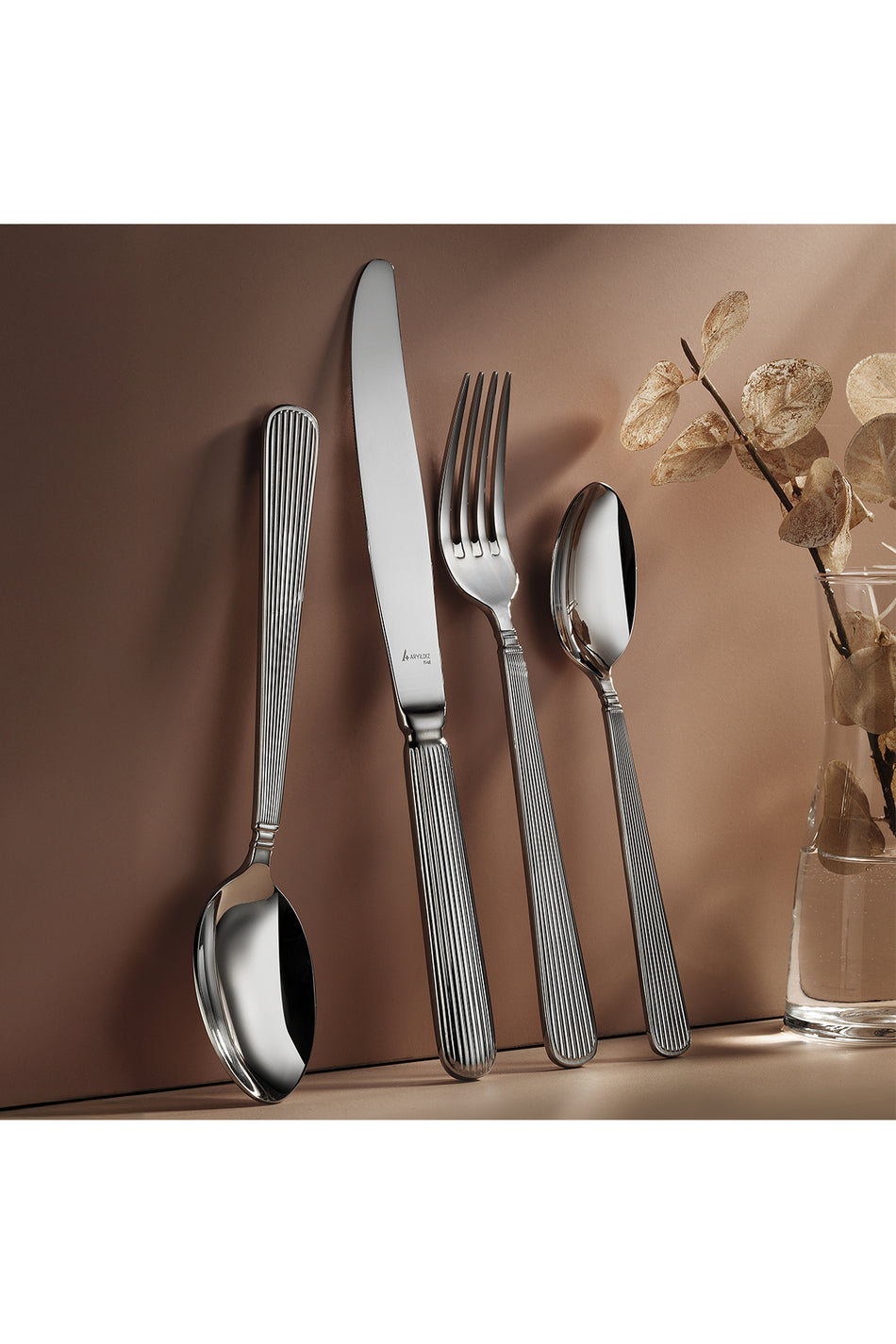 Aryildiz parisa 84 Piece 12 Place Setting Flatware Set - MALLTURK