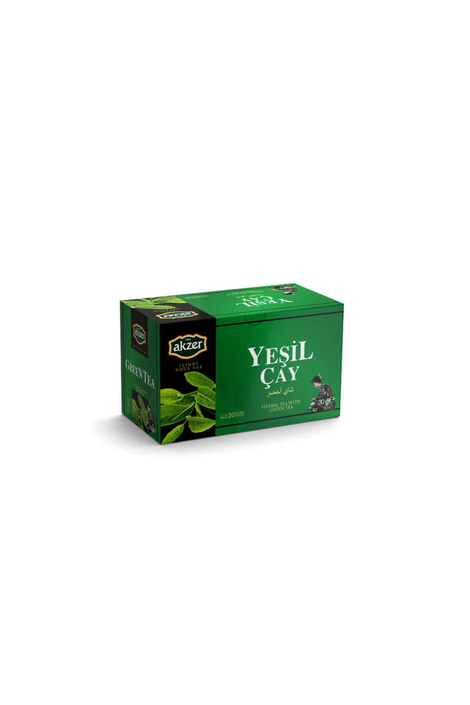 Akzer Green Tea Herbal Tea - Green Tea - Premium Green Tea - Green Tea