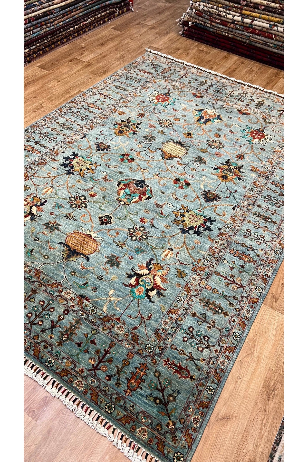 Turkmen Rug Hand-Woven Afghan Rug