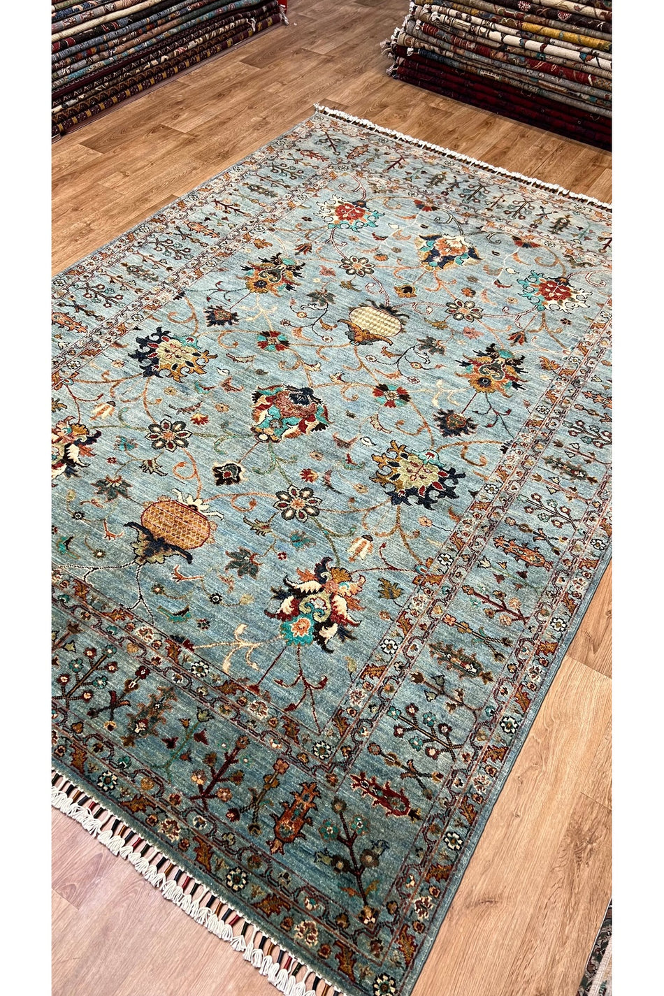Turkmen Rug Hand-Woven Afghan Rug