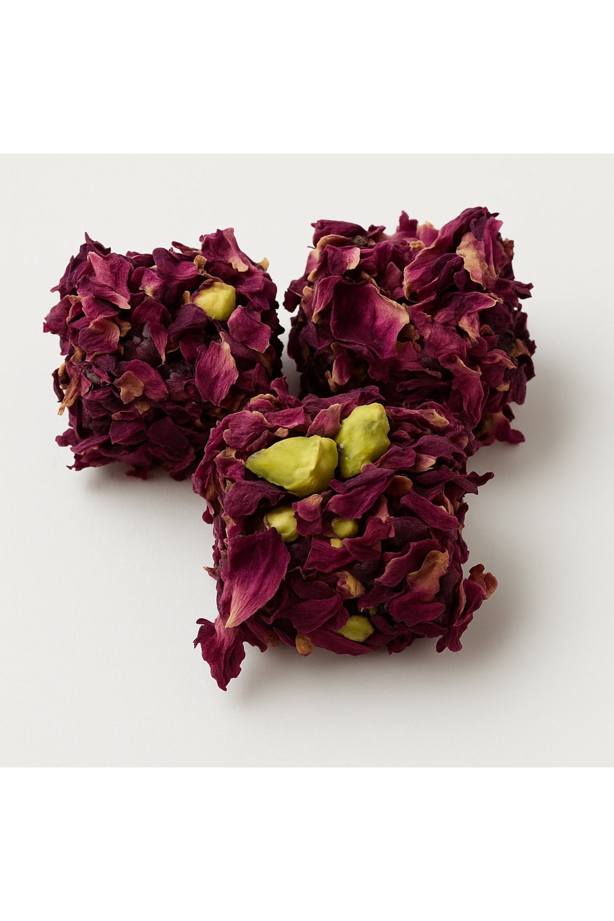 Genel Markalar Rose yapragi Coated Pomegranate Flavored Flavored Pistachio Turkish Delight 300 g Pistachio Dream - MALLTURK