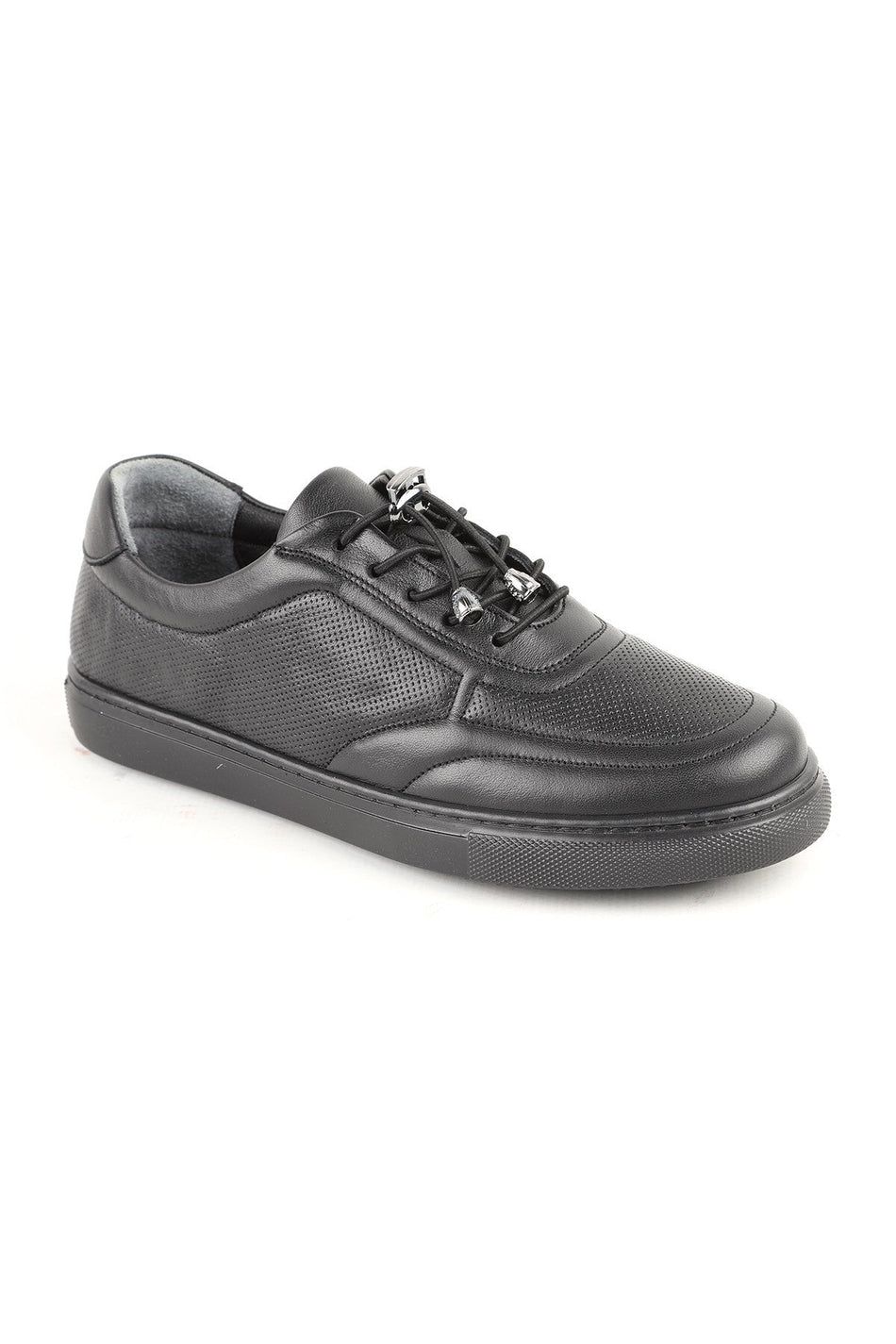 L086.901 Genuine Leather Printed Women's Sneaker with Rubber Sole and Accessories