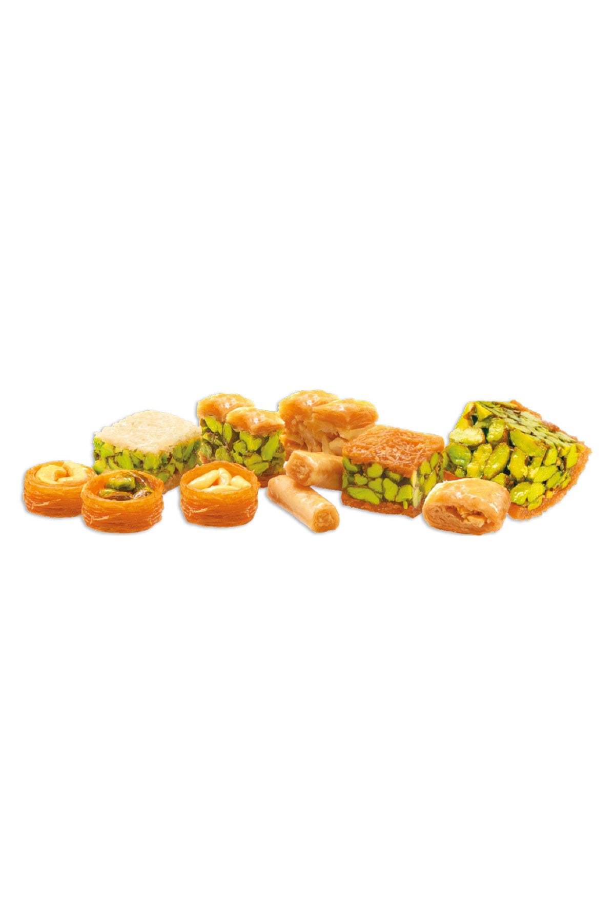 ALSULTAN sweets Assorted baklava 6li lezzet koleksiyonu kraft kutu 1000 g - MALLTURK