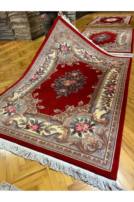 RD RAMAZAN DAG Hand Rug Art Hand-Woven Embossed Chinese Rug Premium Quality Wool Weave Size 240x170 - MALLTURK