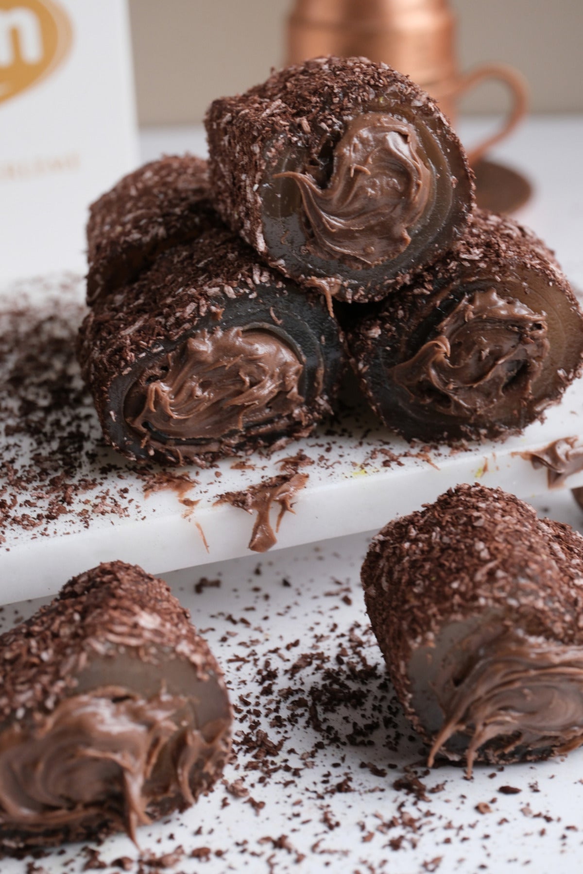 Erten sekerleme kaskasli Chocolate Turkish Delight 1000 g - MALLTURK