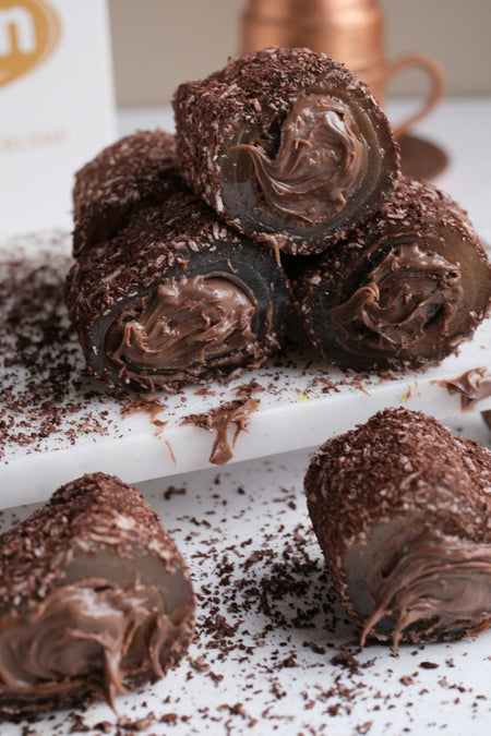 Erten sekerleme kaskasli Chocolate Turkish Delight 1000 g - MALLTURK