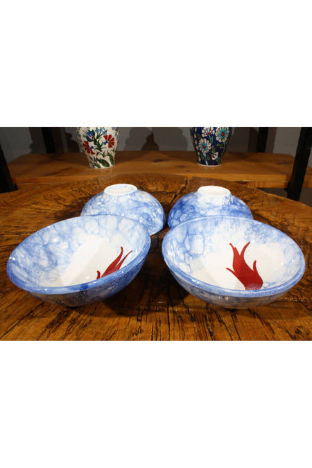 Cini Evi Design Laleli 4-Piece Bowl Set - MALLTURK
