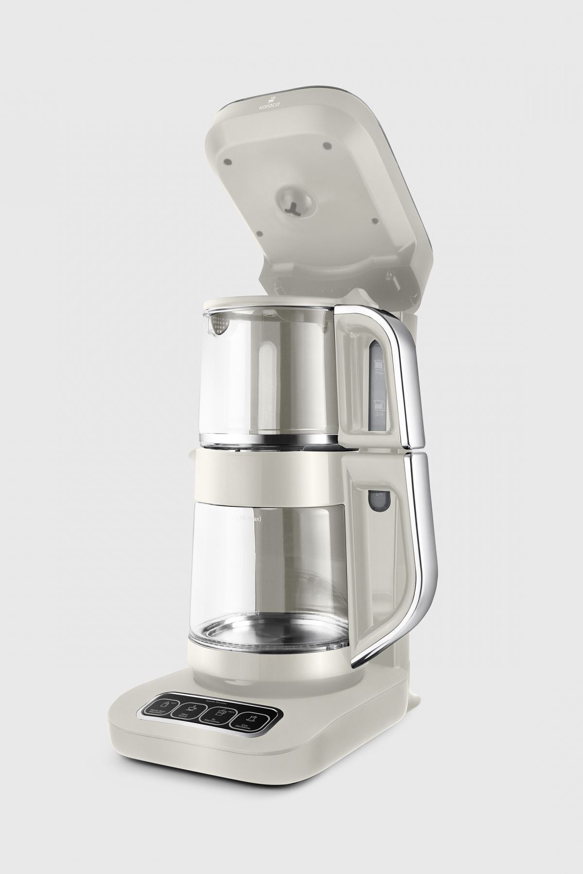Karaca Robotea Pro 4 in 1 Talking Glass Tea Maker Starlight - MALLTURK