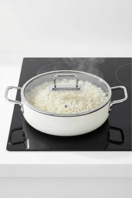 Tac Sera Feel Ceramic Nonstick Shallow Pot and TAC-8168 - MALLTURK