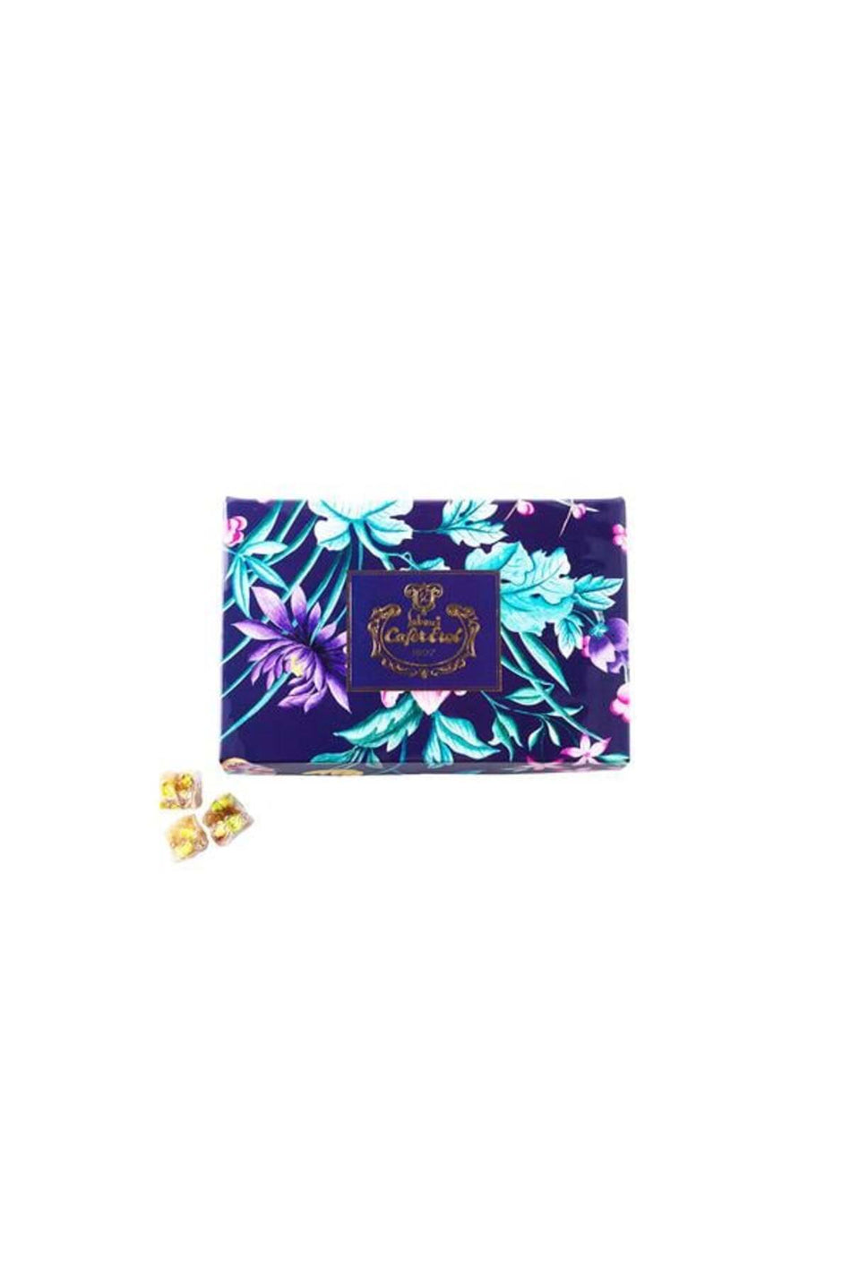 Sekerci cafer erol Double Roasted Pistachio Turkish Delight desenli karton kutu 500 g - MALLTURK