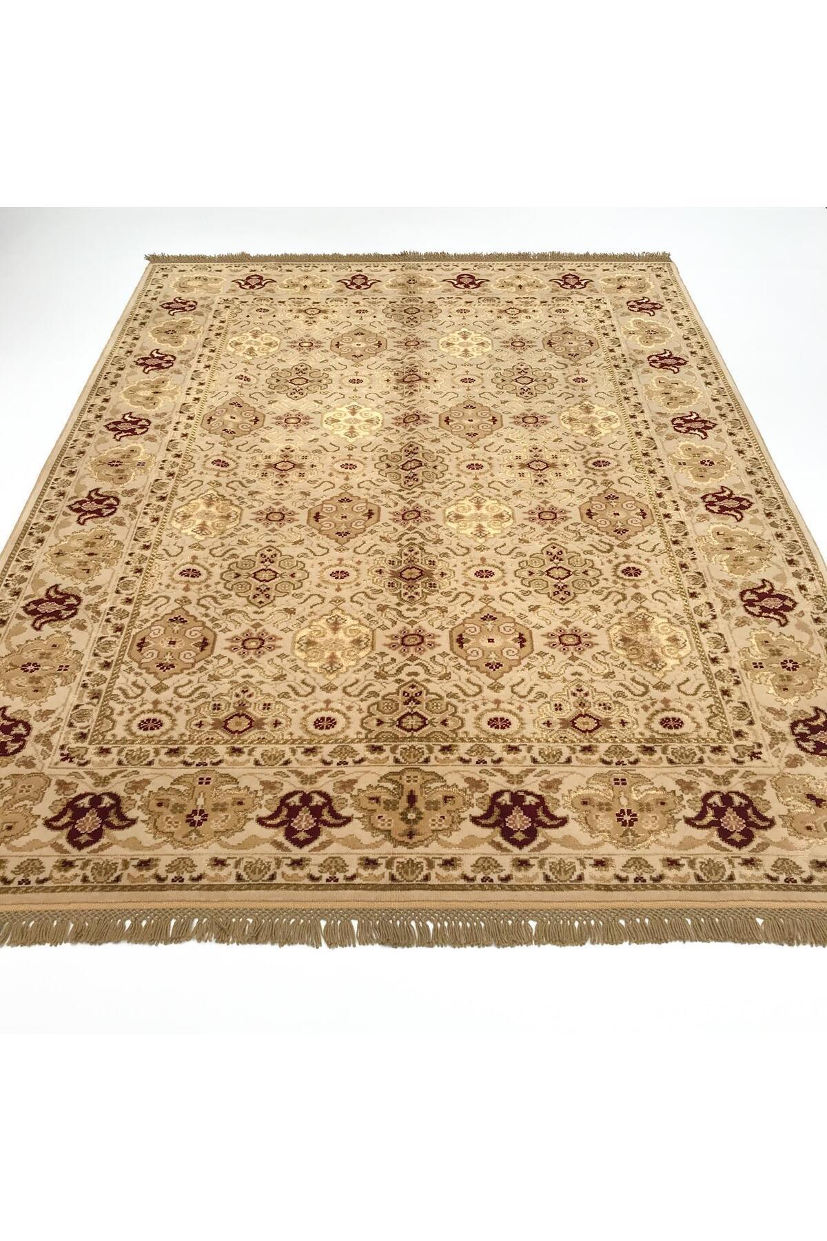 Halicizade Sultan Serisi Cerceve Pattern Hand-Woven Rug - MALLTURK