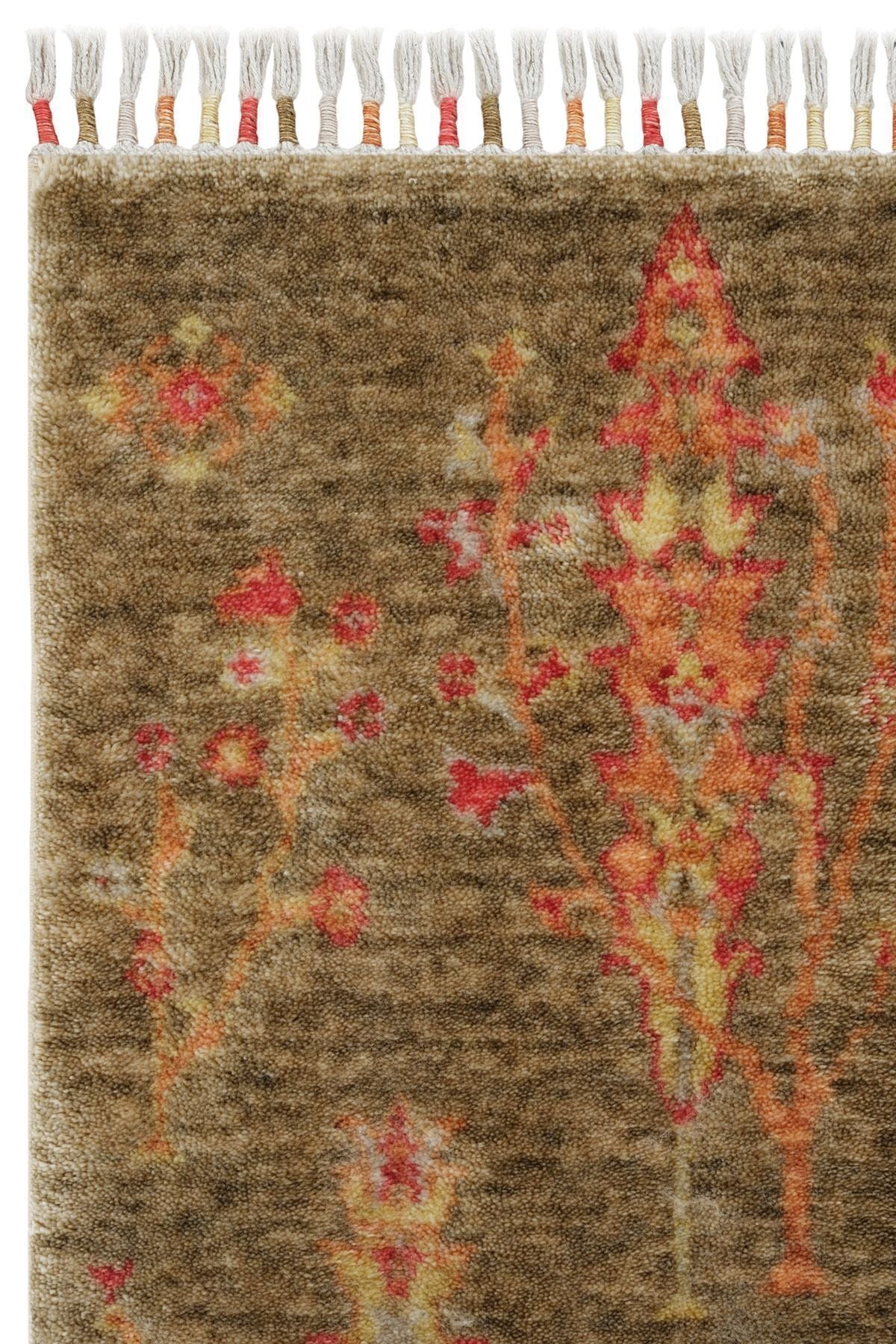 Cool Hali Galata 08 Khaki Carpet Authentic Living Room Carpet Bohemian Scandinavian Carpet Bamboo Carpet Handwoven Hallway Carpet - MALLTURK