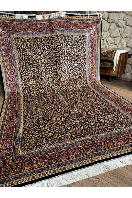 Rustikev Iranian Silk Hereke Rug - MALLTURK