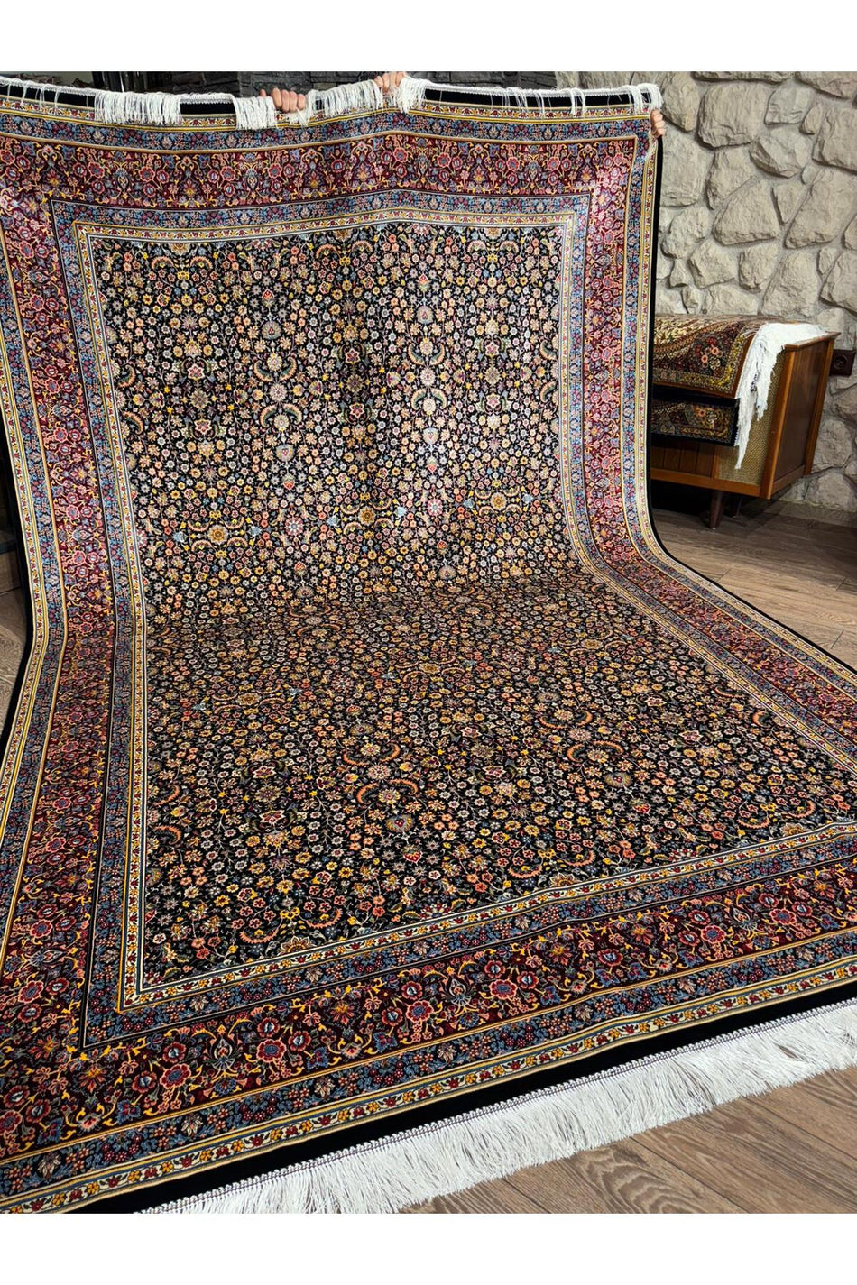 Rustikev Iranian Silk Hereke Rug