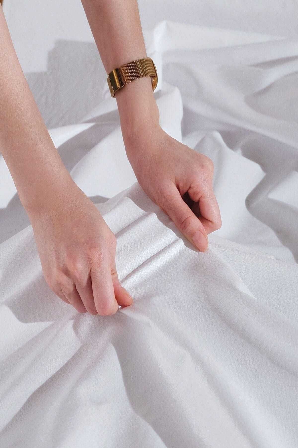 Mira Home Cotton Fitted Mattress Protector - MALLTURK