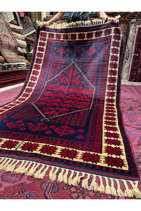 RD RAMAZAN DAG Hand Rug Art Hand-Woven Yagcibedir Rug 100 Yas Base Antika Size 220x126