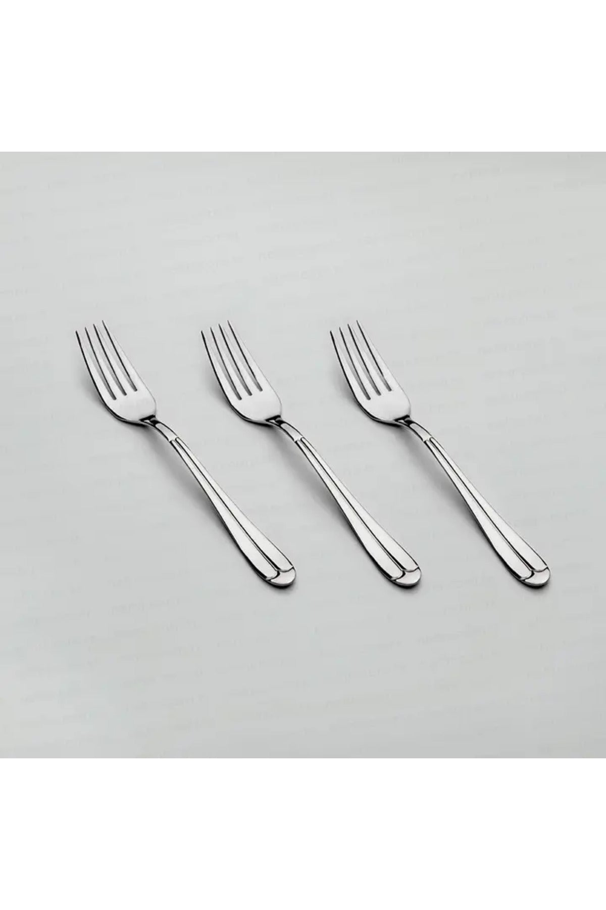 Nehir saray Plain 12 Piece yemek Fork Set - MALLTURK