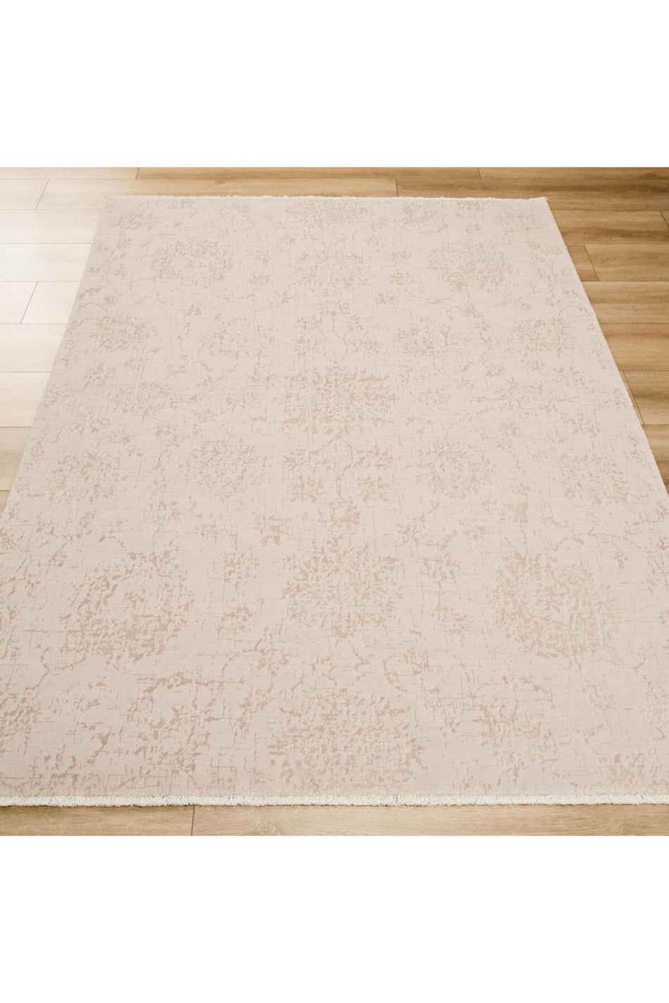 Halicizade Heritage Series Vintage Patterned Machine Woven Rug - Heritage 490 Beige Gold - MALLTURK