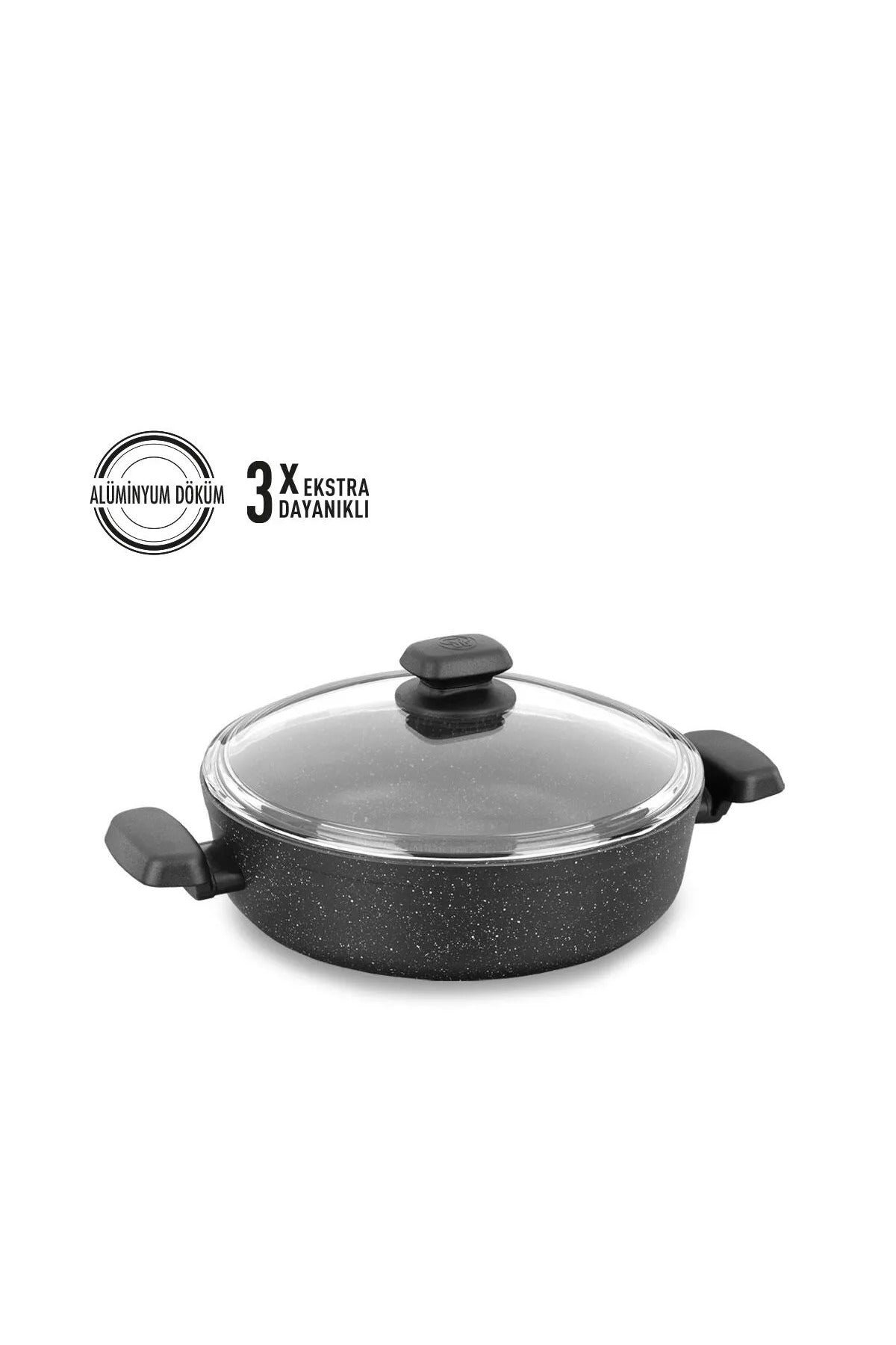 KORKMAZ Ornella Shallow Pot